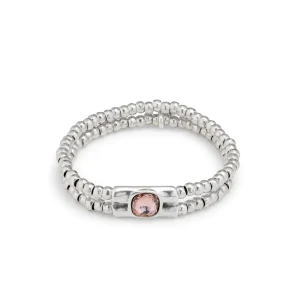 Pulsera Cristal Salmón Uno de 50