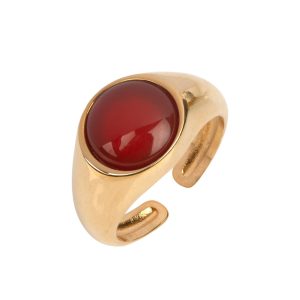 Anillo Ágata Roja