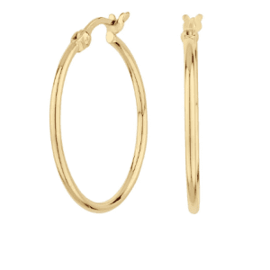 Pendientes Singapore Bañado en Oro