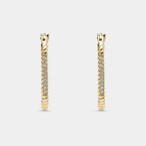 Pendientes Oro Circonitas Itemporality SEA-201-377-UU