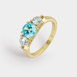 Anillo Circonita Azul Itemporality SRN-213-117-14