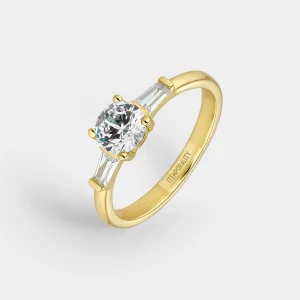 Anillo Trío con Circonitas Blancas Itemporality SRN-201-129