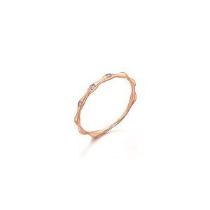 Anillo Oro Rosa y Diamantes LECARRÉ