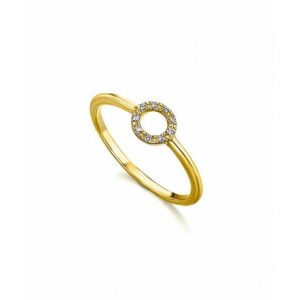 Anillo Oro Círculo Diamantes LECARRÉ