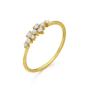 Anillo Cascada Diamantes Oro LECARRÉ