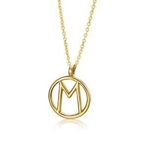 Gargantilla Letra M ORO LECARRÉ