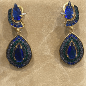 Pendientes azul Maximo Betro 4937