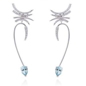 Pendientes DREAM Azul Plata 90848PB