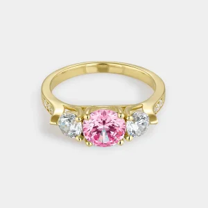 Anillo con Circonita Rosa Itemporality