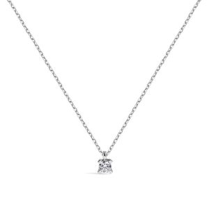 Gargantilla Oro blanco y Diamante GNL-101-137-UU