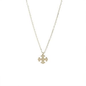 Gargantilla Oro Amarillo y Diamantes GNL-201-007-UU