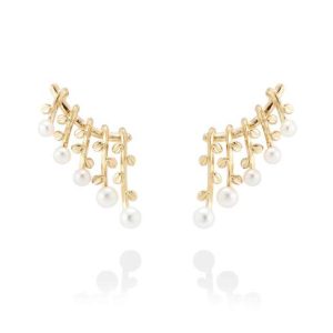 Pendientes ROCIO en plata dorada 90860PD