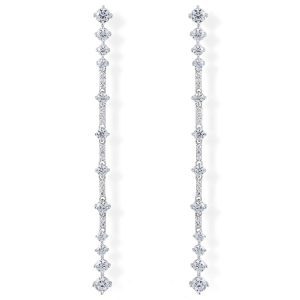Pendientes Largos Plata 90438PB