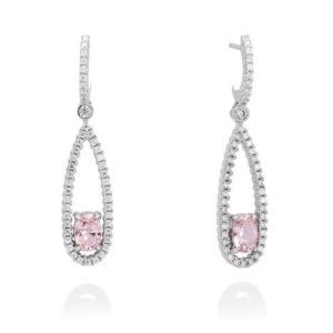Pendientes ROSANA Rosa Plata 90782PB