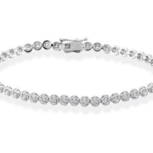 Pulsera RIVIERE romántica Plata 90437UB
